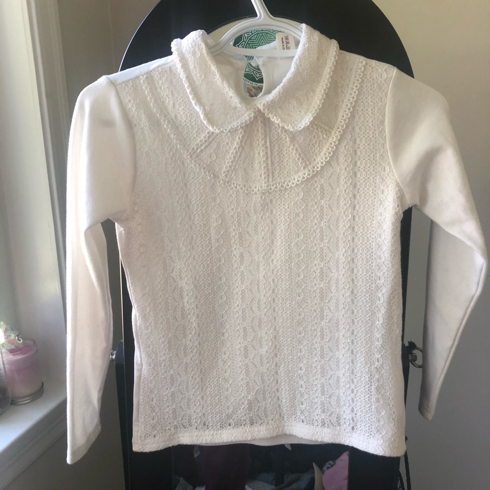 White collared blouse